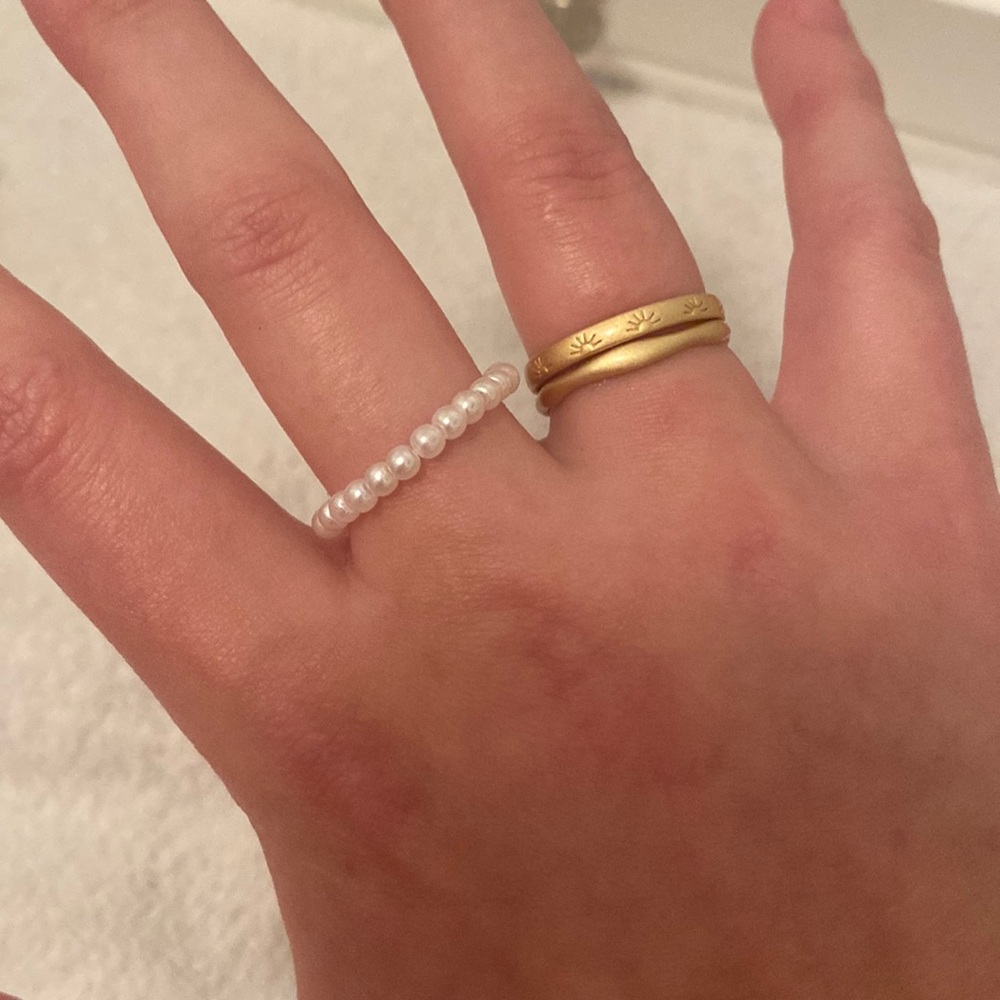 freshwater pearl custom made ring